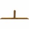 Ekena Millwork Portland Rough Sawn Timber Gable Bracket, Western Red Cedar, 96"W x 40"H x 2"D x 6"F, 10/12 Pitch GBW096X40X0206POR00RWR - alternate 2